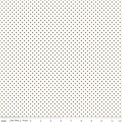 Swiss Dot in Black on Le Crème