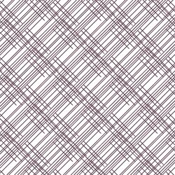 Thatched in Raisin on White