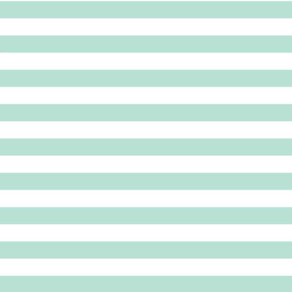 Horizontal Candy Stripe in Aloe
