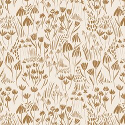 Forest Floral in Hazel on Bone