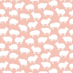Sheep Silhouette in Petal