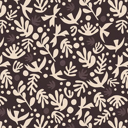 Boho Birds in Truffle