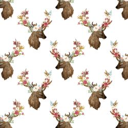 Little Autumn Deer in White