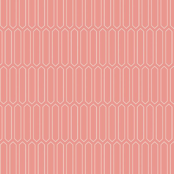 Tiled in Peony Pink