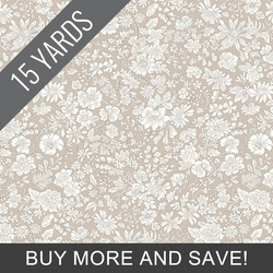Emily Belle in Oatmeal - 15 Yard Bolt