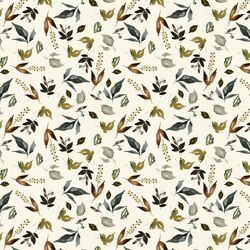 Little Woodland Foliage in Ivory