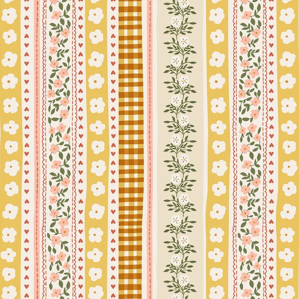 Ribbon Stripe in Sugar