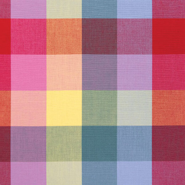 Large Plaid in Rainbow