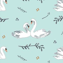 Royal Swans in Mint