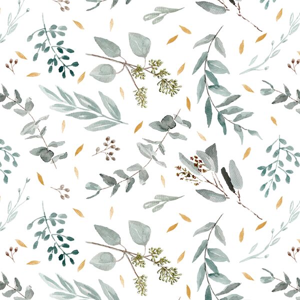 Drifting Branches in White