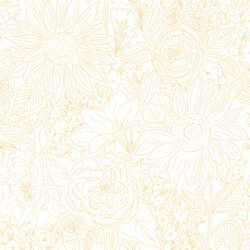 Paperie in Creamsicle on White