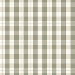 Country Gingham in Soft Green