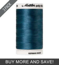 Teal (2596-4032) - Poly Sheen - 875 Yards (3 Pack)