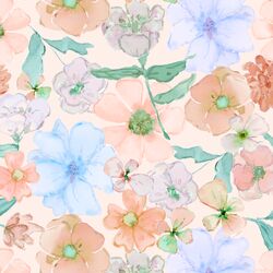 Flower Clippings in Peach