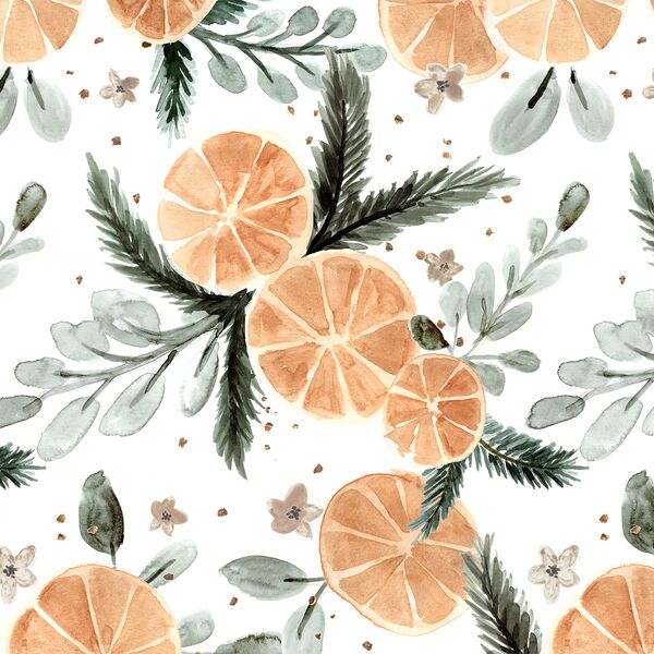 Large Citrus Slices in Winter
