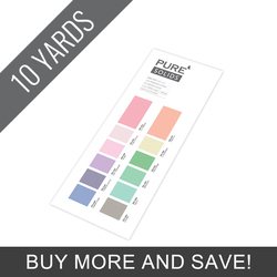 Pure Solids Supplement Color Swatch Card Panel in Ethereal Edition - 10 Yard Bolt