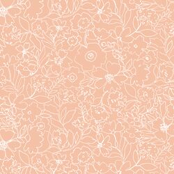 Midnight Garden in Coral Blush
