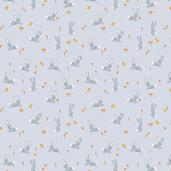 Bunnies in Blue