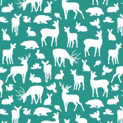 Forest Friends in Jade