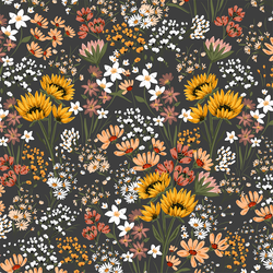 Vintage Bouquet in Shadow