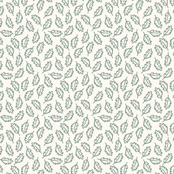 Leaves in Spruce on Cream