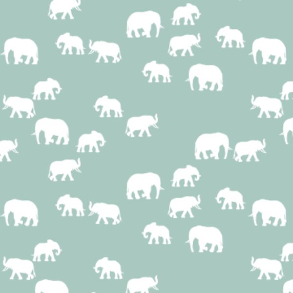 Elephant Silhouette in Aspen