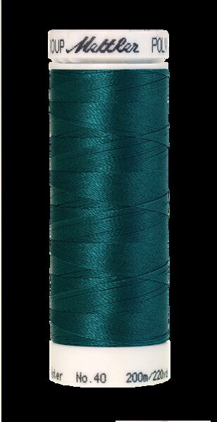 Dark Aqua (3406-4425) - Poly Sheen - 220 Yards
