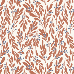 Leaves of Grace in Raw Sienna