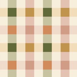 Easter Gingham in Muted Rainbow