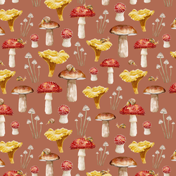 Mushrooms in Copper