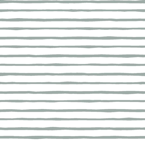 Artisan Stripe in Eucalyptus on White