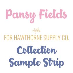 Pansy Fields Sample Strip