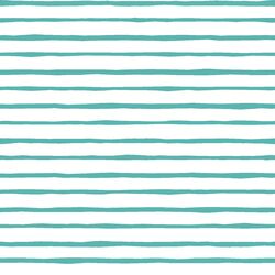 Artisan Stripe in Seafoam on White