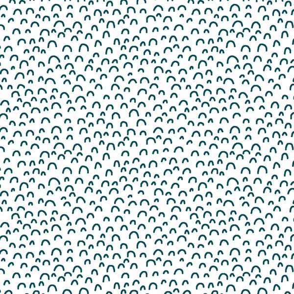 Doodle in Juniper in White