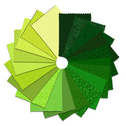 I've Got Hue, Babe Fat Quarter Bundle in Green Giant