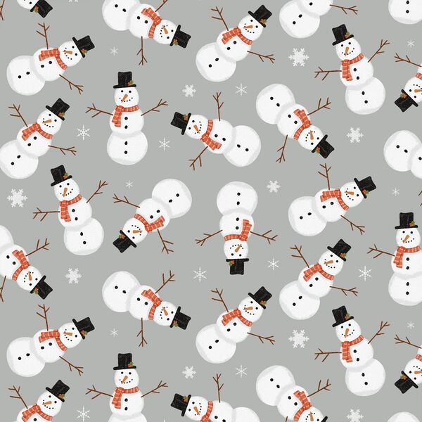 Snowmen in Gray