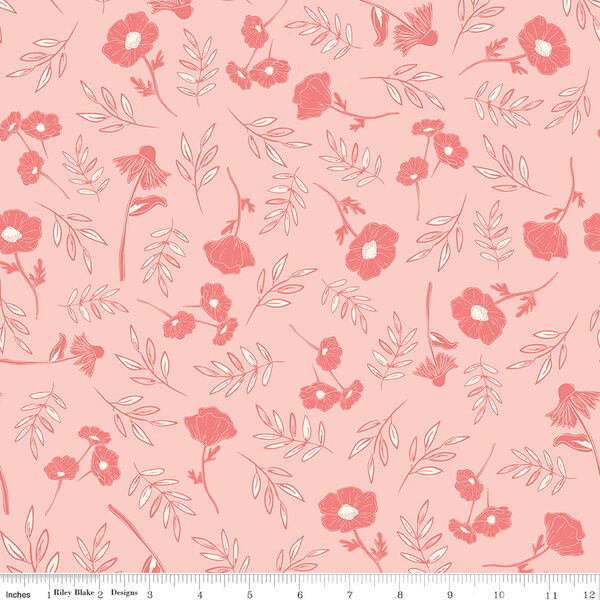 Floral in Peaches 