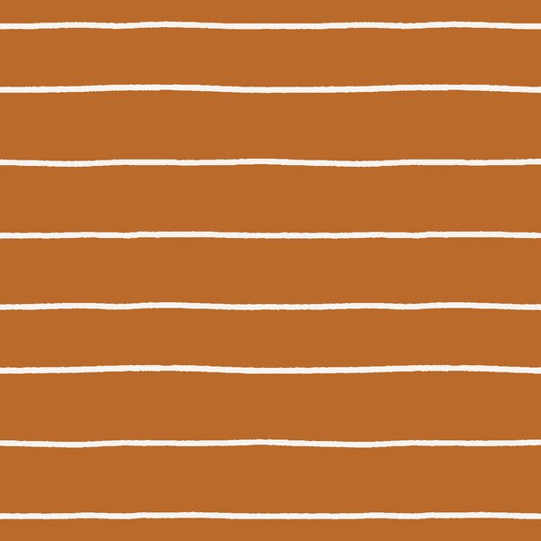 Stripe in Sienna Orange