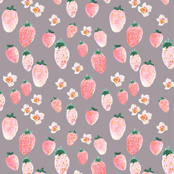 Strawberry Blossom in Thistle