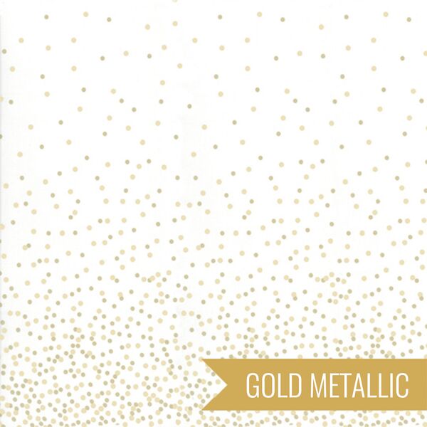 Ombre Confetti Metallic in Off White