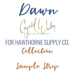 Dawn Sample Strip