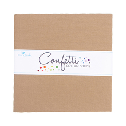 Confetti Cotton 10" Square Pack in Pebble