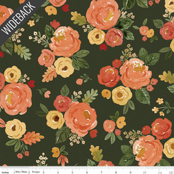 Floral Wideback in Forest