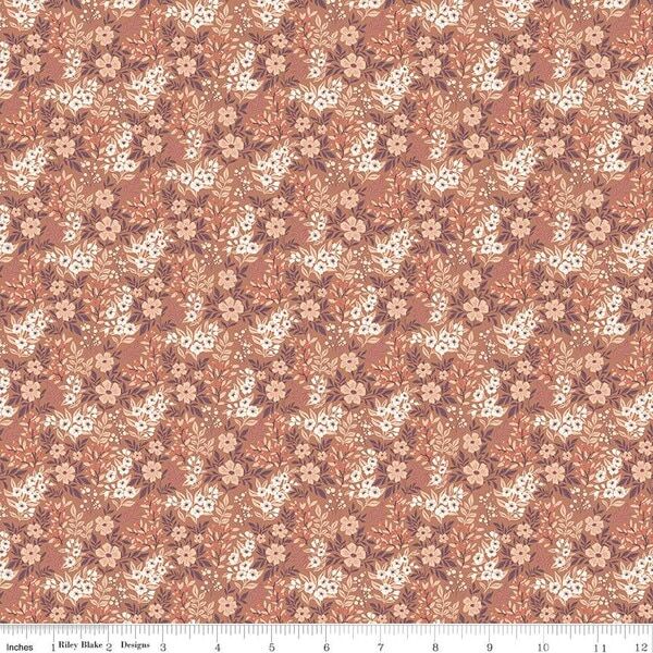 Ditsy Floral in Umber