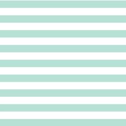 Horizontal Candy Stripe in Aloe