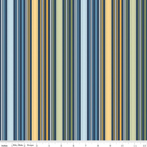 Stripes in Navy