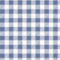 Medium Buffalo Plaid in Azurite