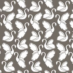 Swan Silhouette in Stone