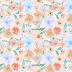 Little Flower Clippings in Peach
