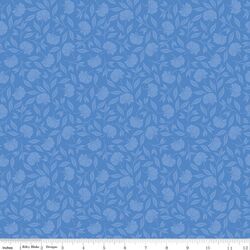 Tonal Flowers in Blue